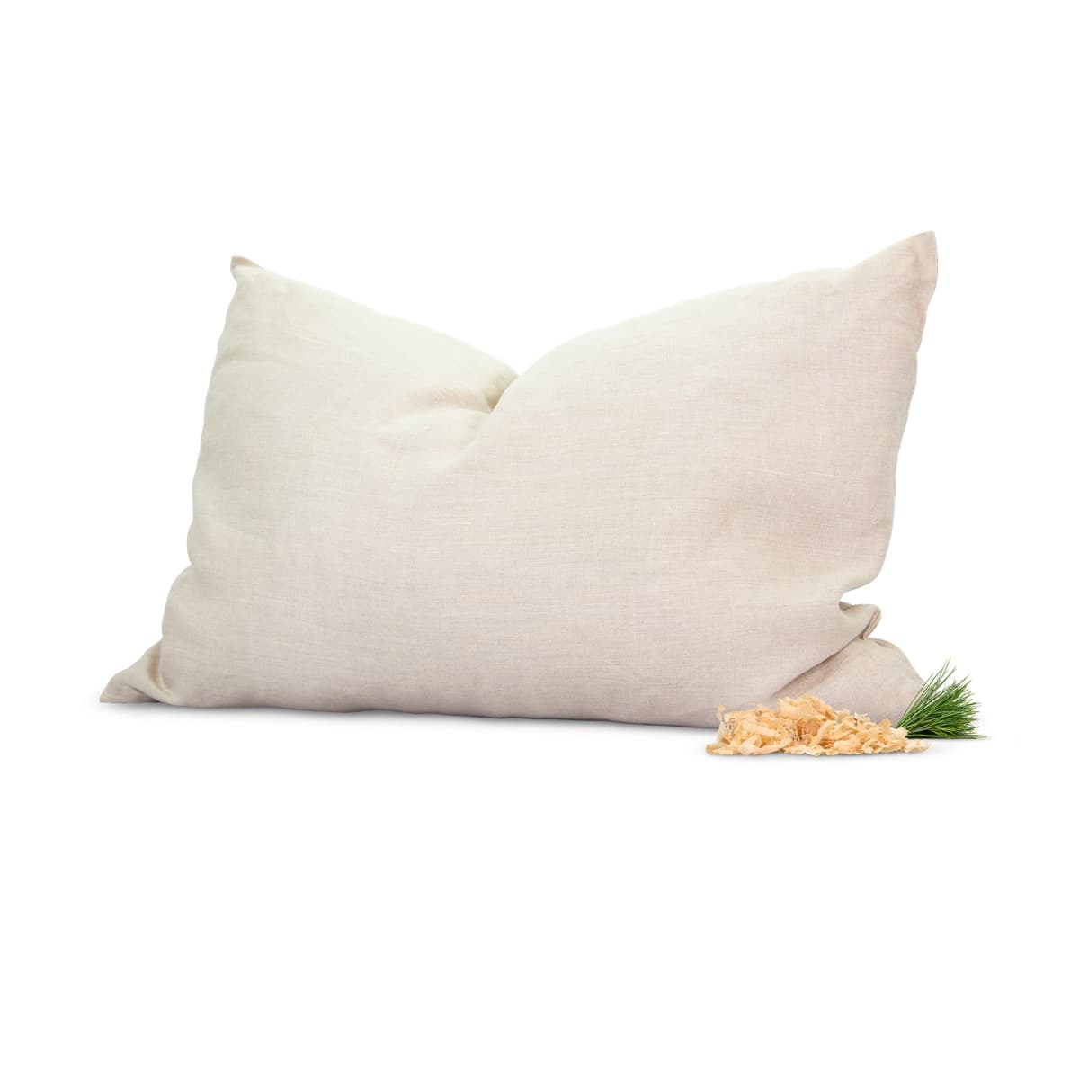 Zirbenkissen 60x80cm 60x80cm, Außenbezug: Leinen