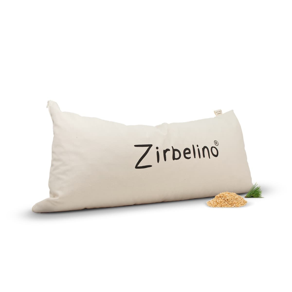 SAUNA-Zirbenkissen 40x80cm 40x80cm, Außenbezug: 100% Baumwolle